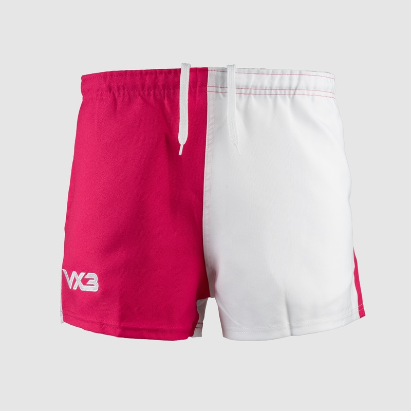 Harlequin Short Hot Pink/White