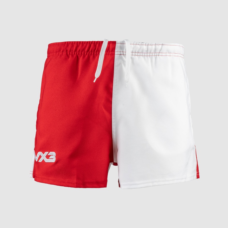 Harlequin Short Red/White