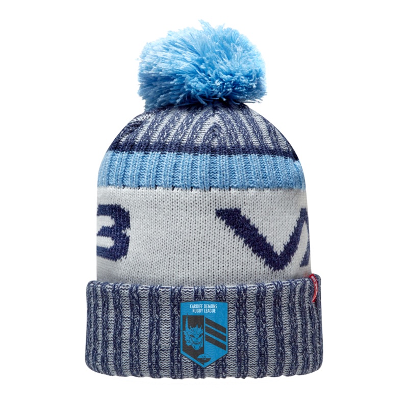 Cardiff Demons Rugby League Marl Bobble Hat