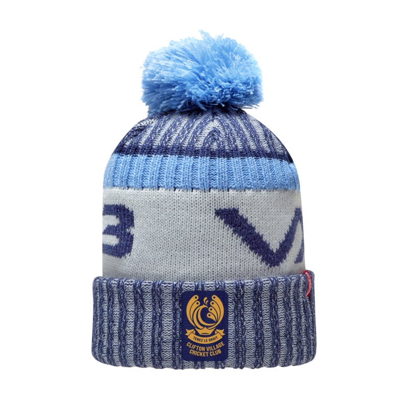 Clifton Village CC Fleece-Lined Bobble Hat