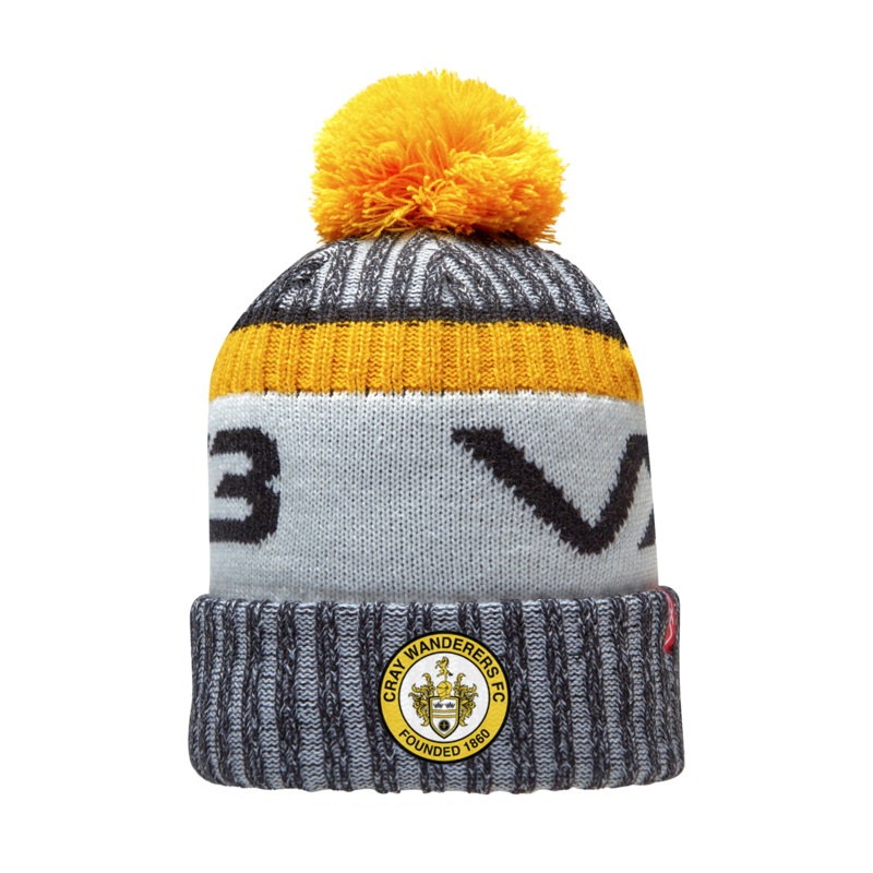 Cray Wanderers FC Fleece-Lined Bobble Hat