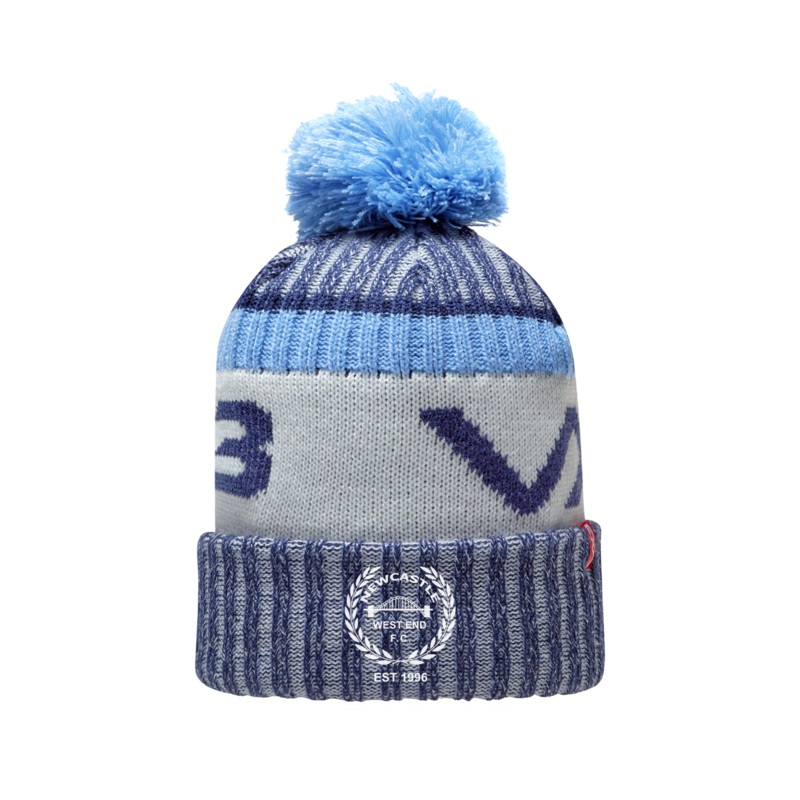 Newcastle West End FC Fleece-Lined Bobble Hat