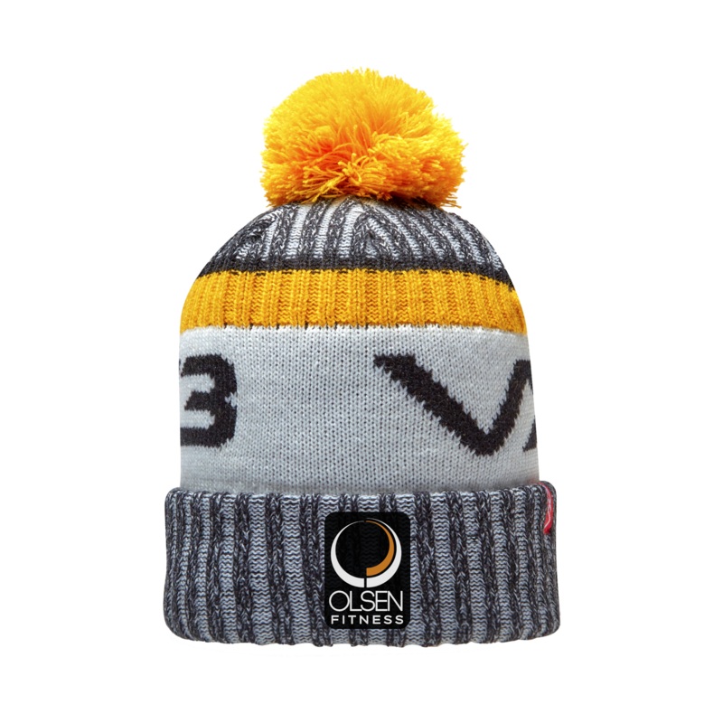 Olsen Fitness Marl Bobble Hat Black