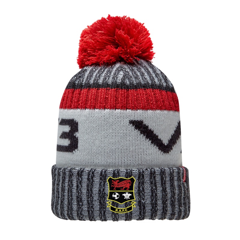 Rhymney  Brewers FC Marl Bobble Hat Black