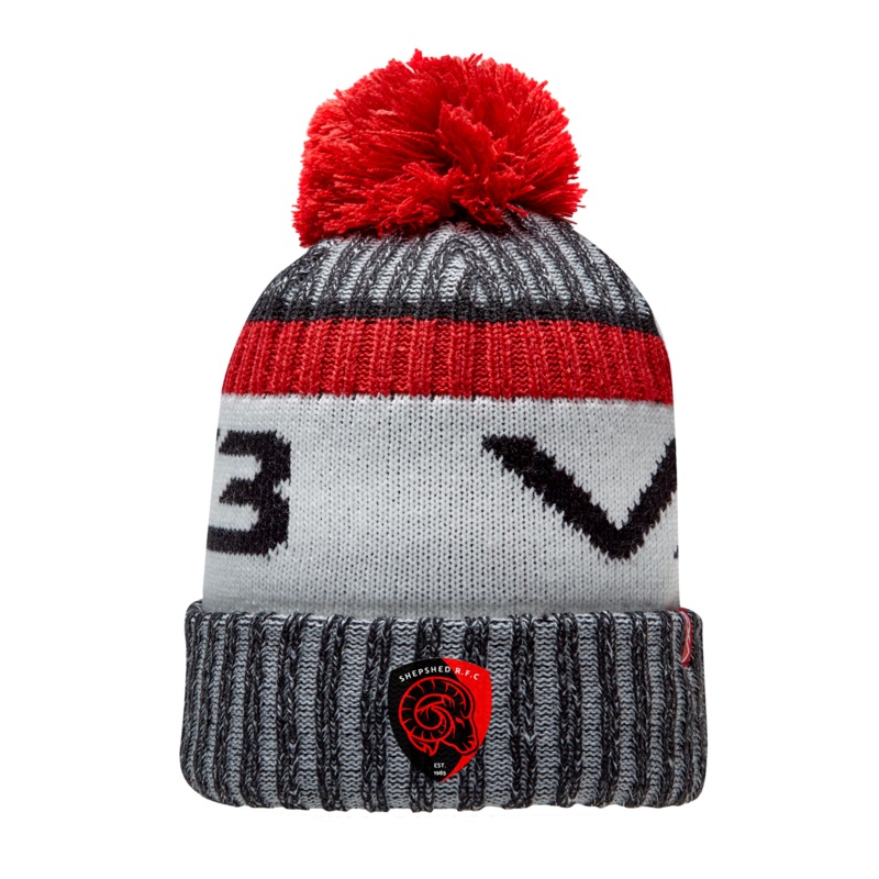 Shepshed RFC Marl Bobble Hat Black