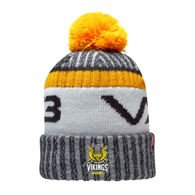 St Jacques Vikings Rugby Marl Bobble Hat