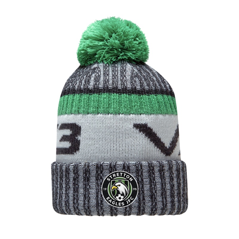 Stretton Eagles JFC Fleece-Lined Bobble Hat Black