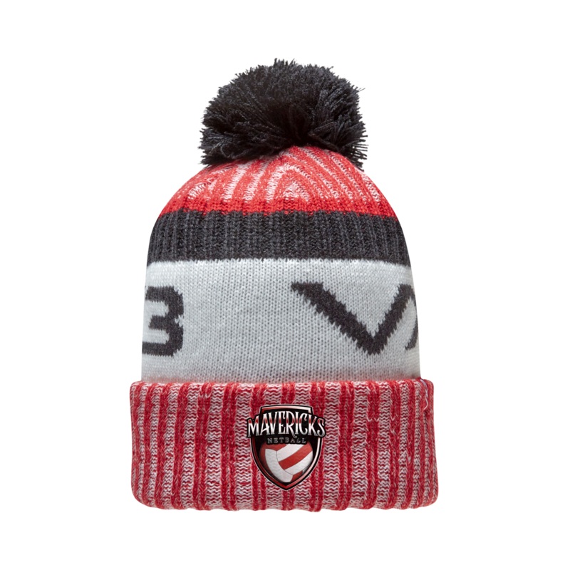 Mavericks Netball Club Fleece-Lined Bobble Hat