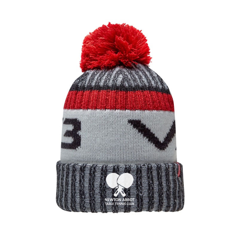 Newton Abbot Table Tennis Fleece-Lined Bobble Hat