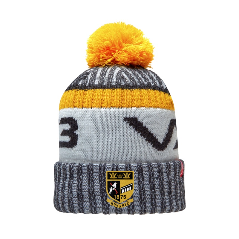 Risca RFC Fleece-Lined Bobble Hat