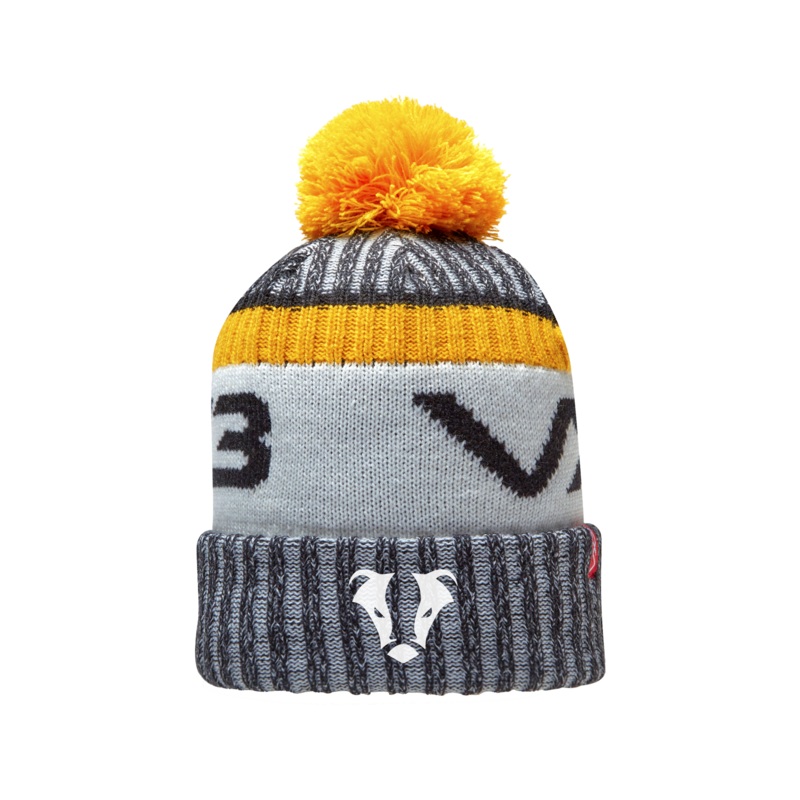 Royal Tank Regiment Badger Squadron Black Fleece-Lined Bobble Hat