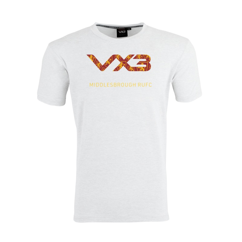 Middlesbrough RUFC White Invicta Tee