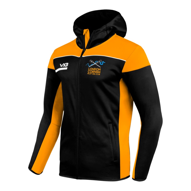 London Cornish Pilot Gig Club Opus Zoodie Youth - Black Amber