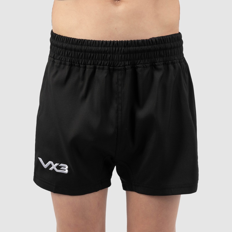 Revo Youth Rugby Shorts Black