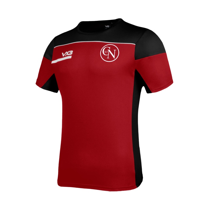 Combe St Nicholas FC Opus Tee - Red Black
