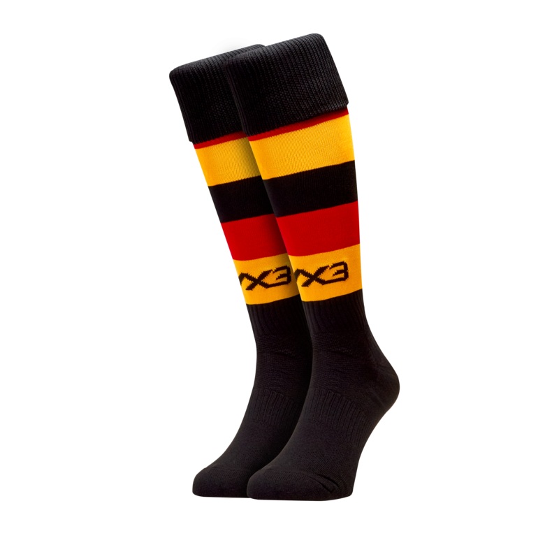 Carmarthen Quins RFC Hooped Playing Socks