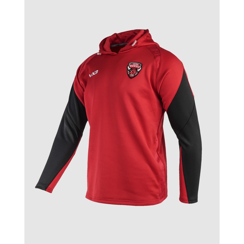 Salford Red Devils 2024 Quadrigo Womens Red Hoodie
