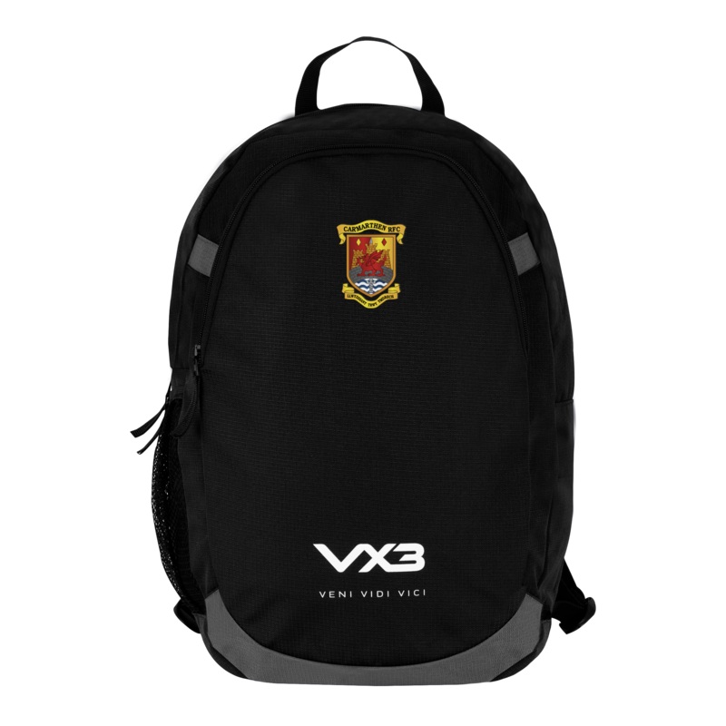 Carmarthen Quins RFC Performance Backpack Black/Dark