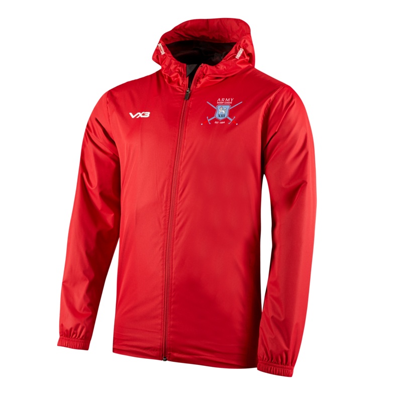 Army Rugby League Primus Rain Jacket Red