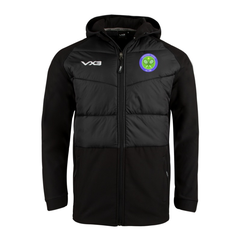 Aberdare Tennis Club Black Tempest Hybrid Jacket