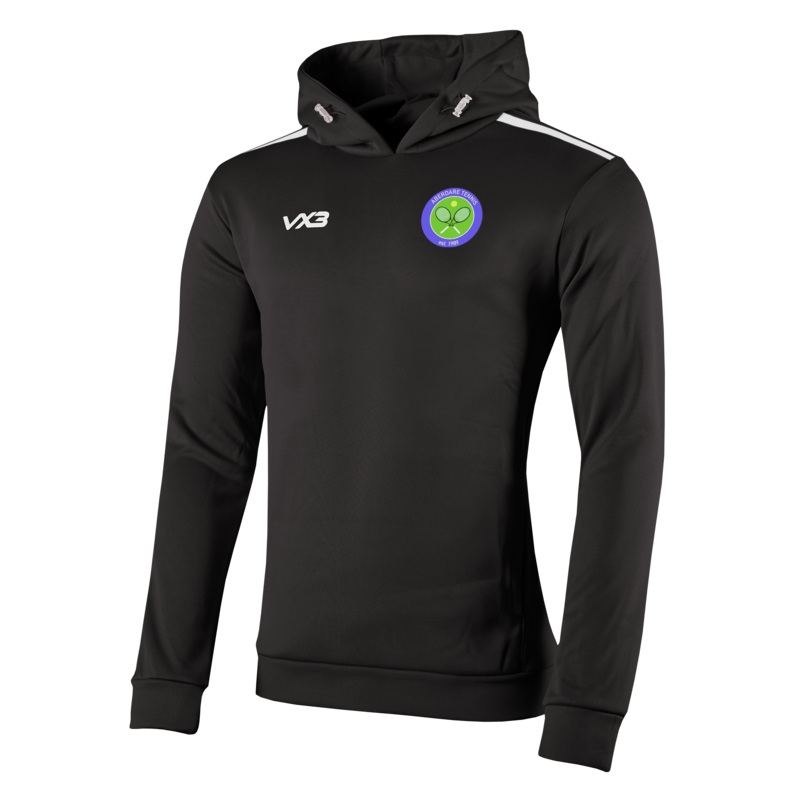 Aberdare Tennis Club Black/White Fortis Hoodie