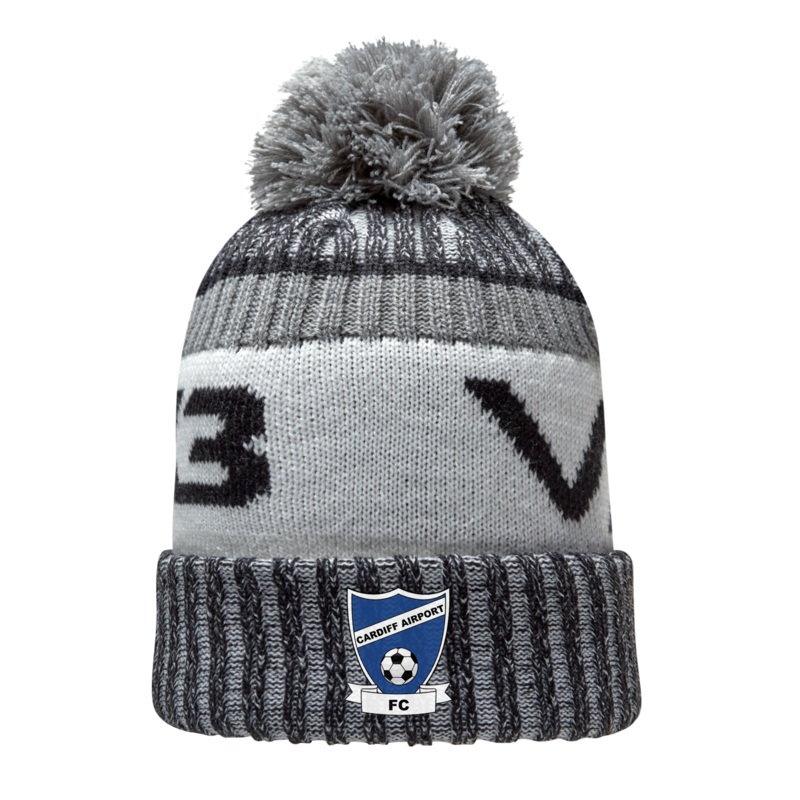Cardiff Airport FC Fleece-Lined Bobble Hat