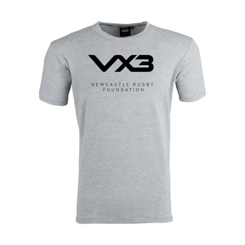 Newcastle Falcons - Staff Marl Grey Invicta Tee