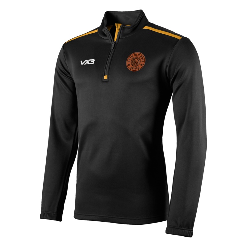 Bath Old Boys United FC Fortis Youth Quarter Zip Sweat