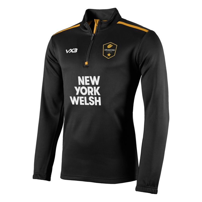 Dragons AllStars Rugby Fortis Youth Quarter Zip Sweat