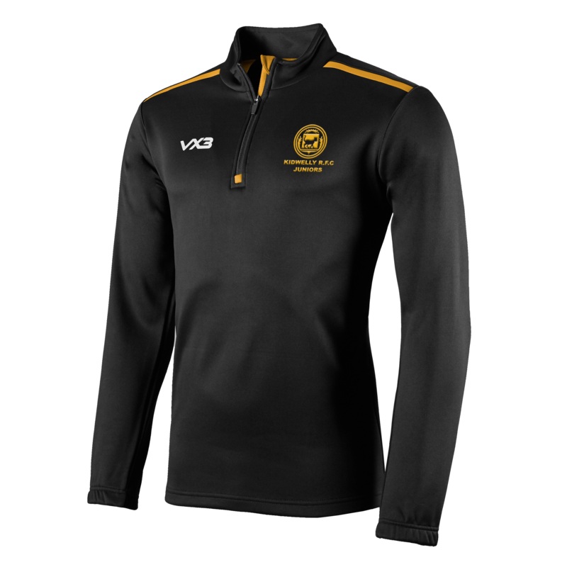 Kidwelly RFC Juniors Fortis Youth Half Zip Sweat