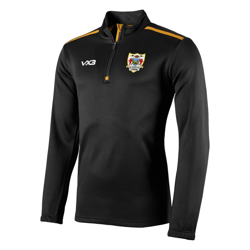 St Davids RFC Fortis Youth Half Zip Sweat