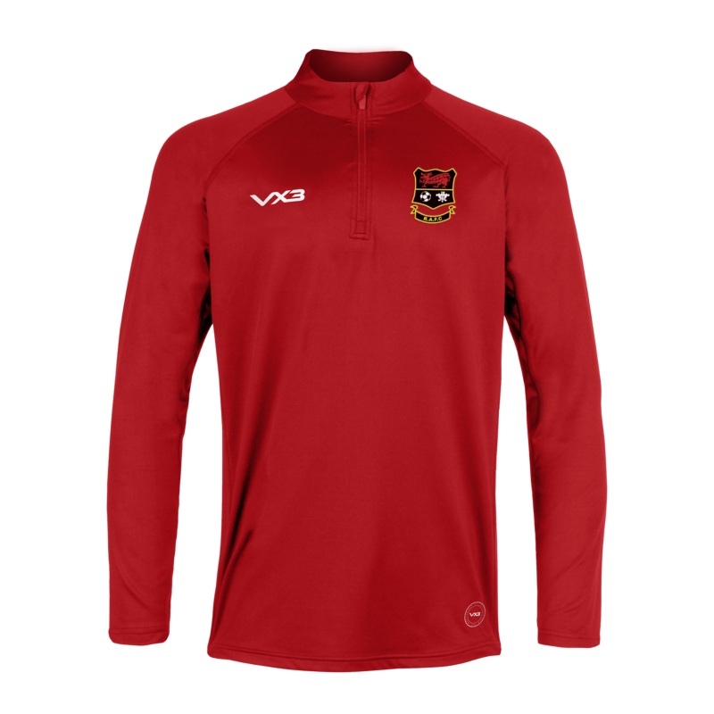 Rhymney Girls AFC Primus Quarter Zip Red