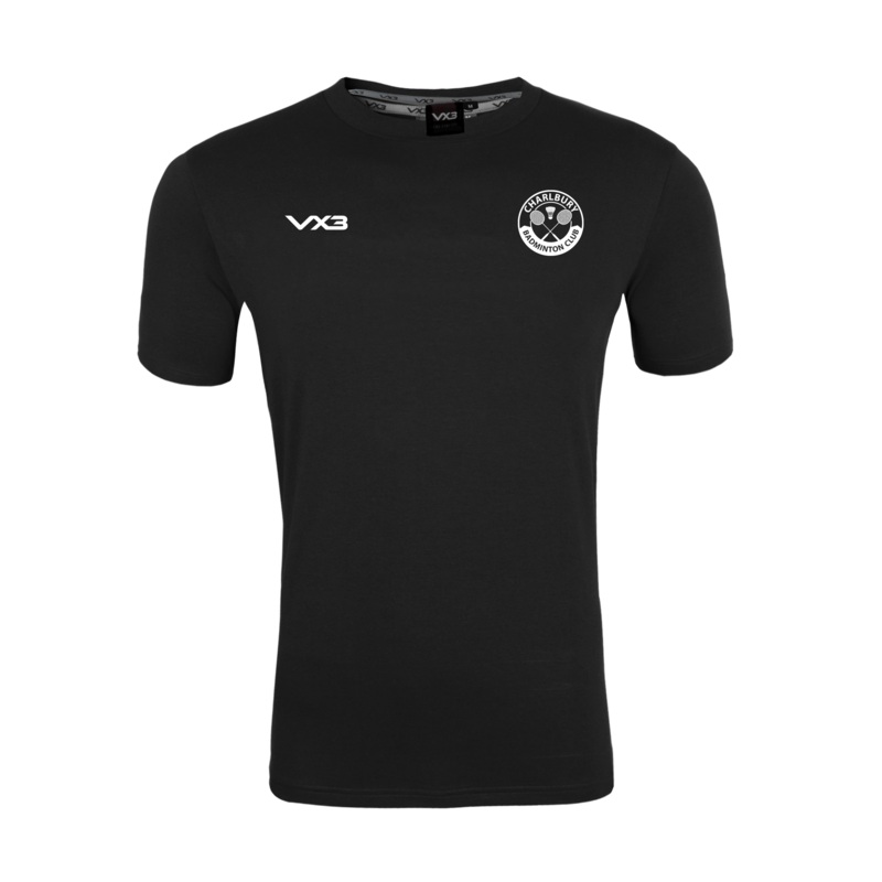 Charlbury Badminton Club Black Invicta Club Tee