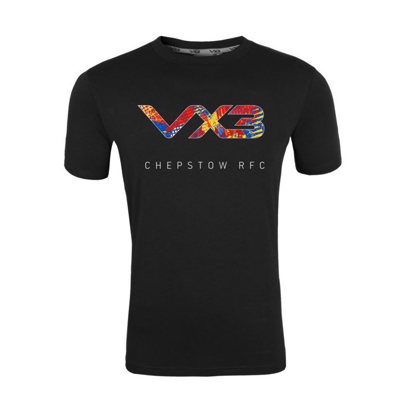 Chepstow RFC Black Invicta Club Tee