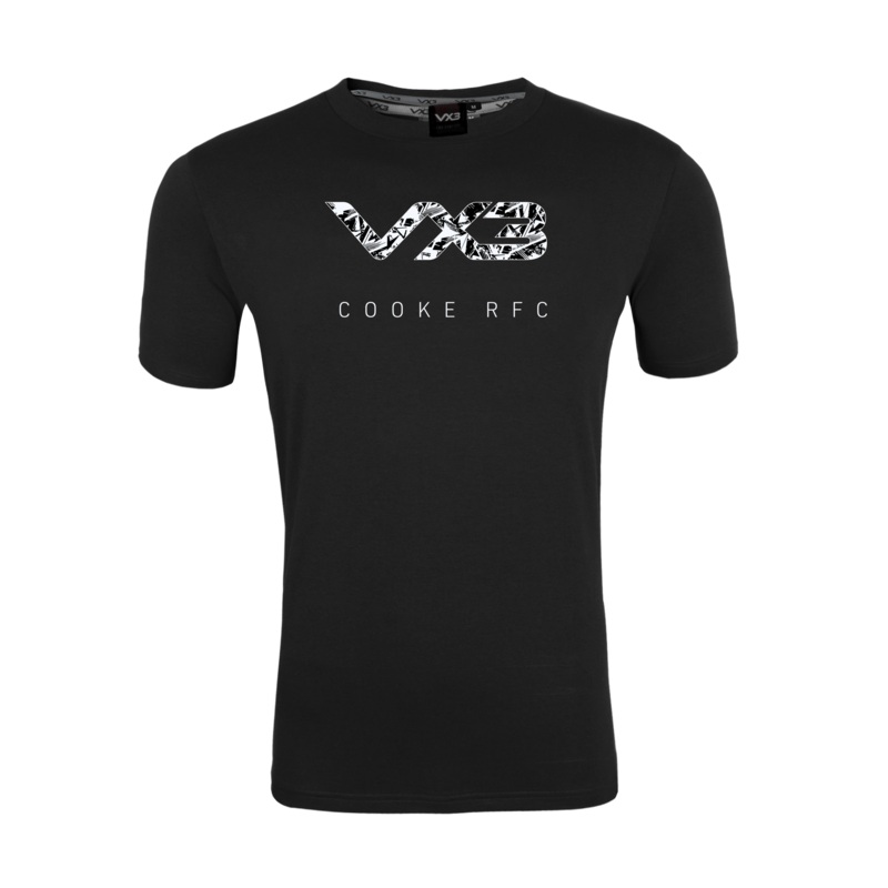 Cooke RFC Black Invicta Club Tee