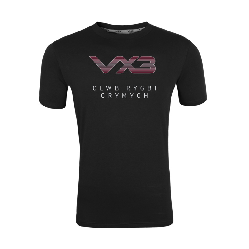 Crymych RFC Black Invicta Club Tee