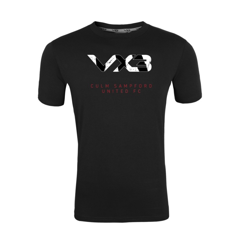 Culm Sampford United FC Black Invicta Club Tee