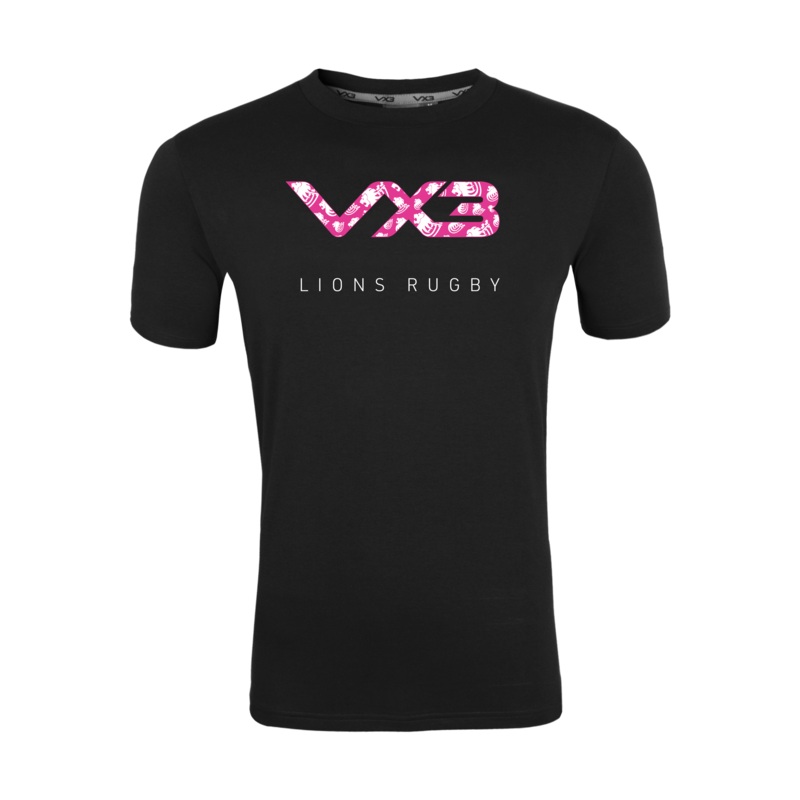 Deal & Betteshanger Rugby Black/Pink Badge  Invicta Tee