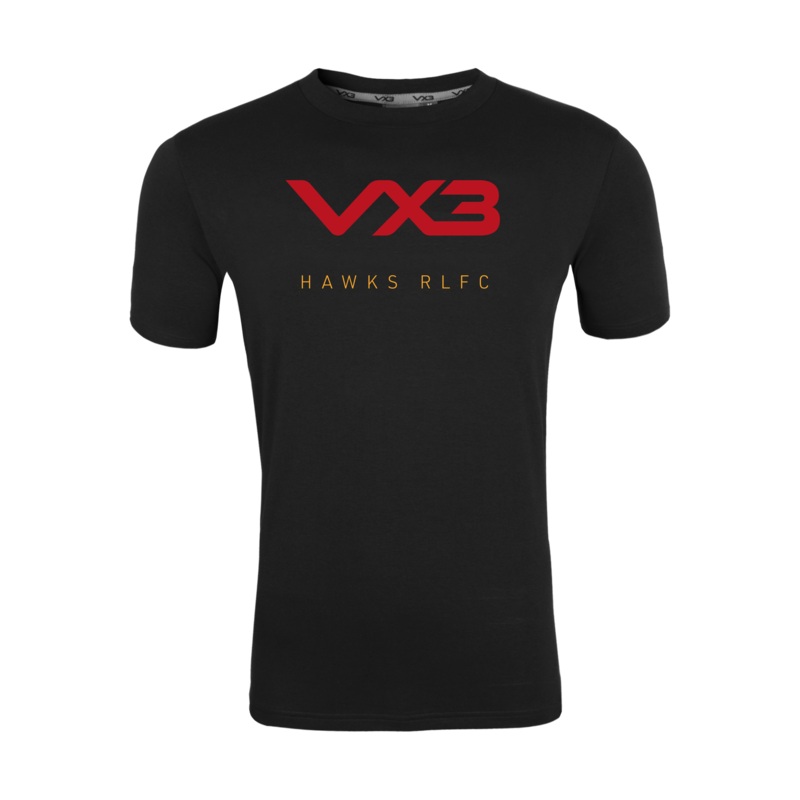 Harrogate Hawks RL Black Invicta Club Tee