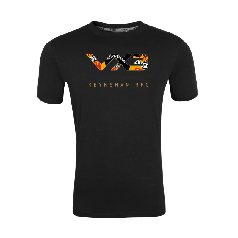 Keynsham RFC Black Invicta Club Tee