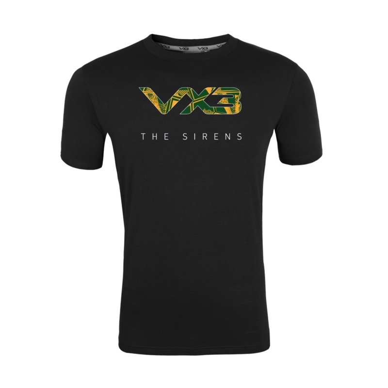 Perranporth RFC Sirens Black Invicta Club Tee