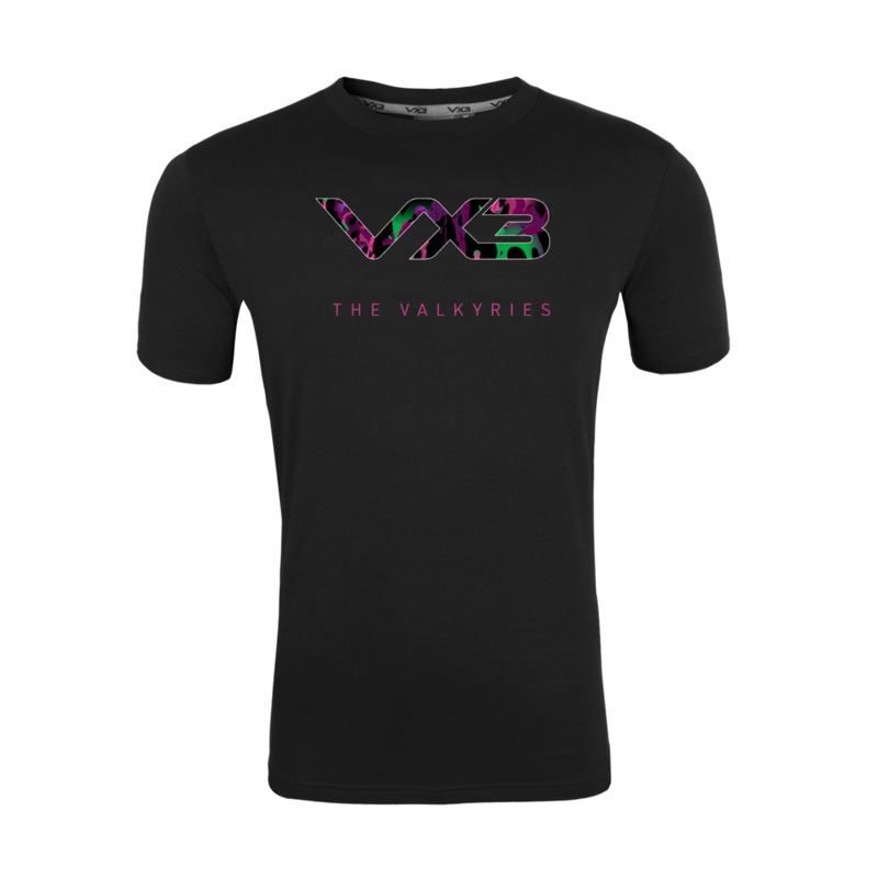 Sidmouth RFC Womens (The Valkyries) Black Invicta Club Tee