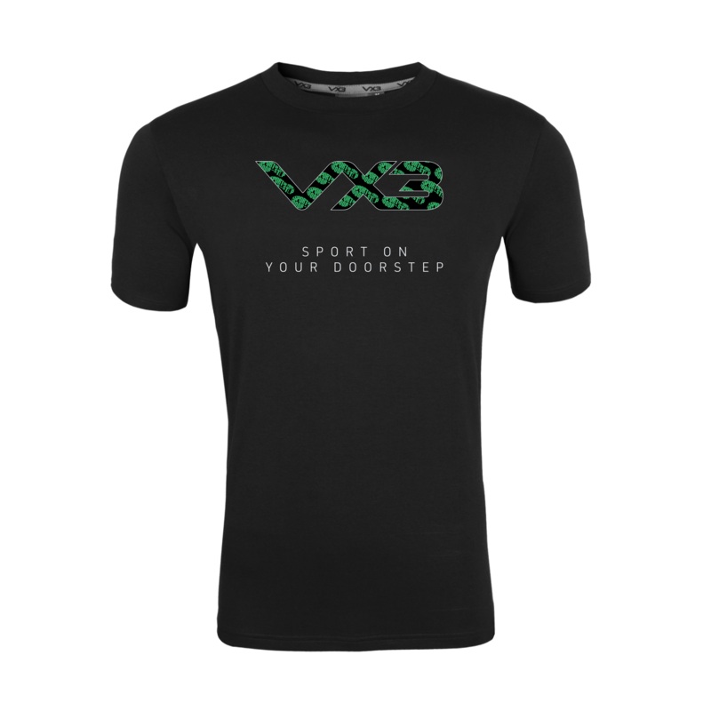 Sport On Your Door Step Black Invicta Club Tee