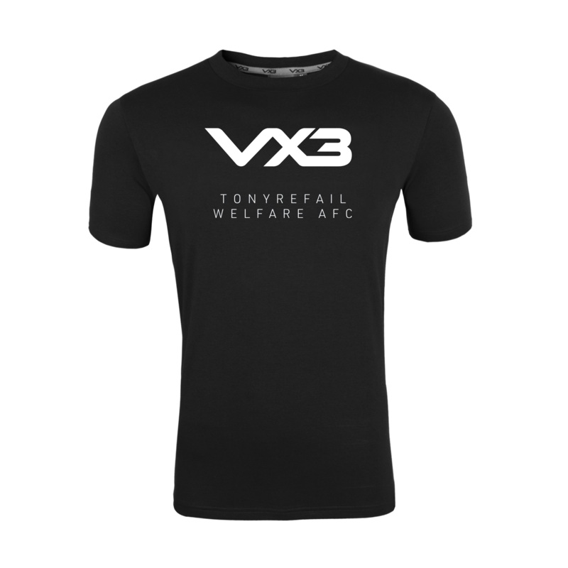 Tonyrefail Welfare AFC Black Invicta Club Tee