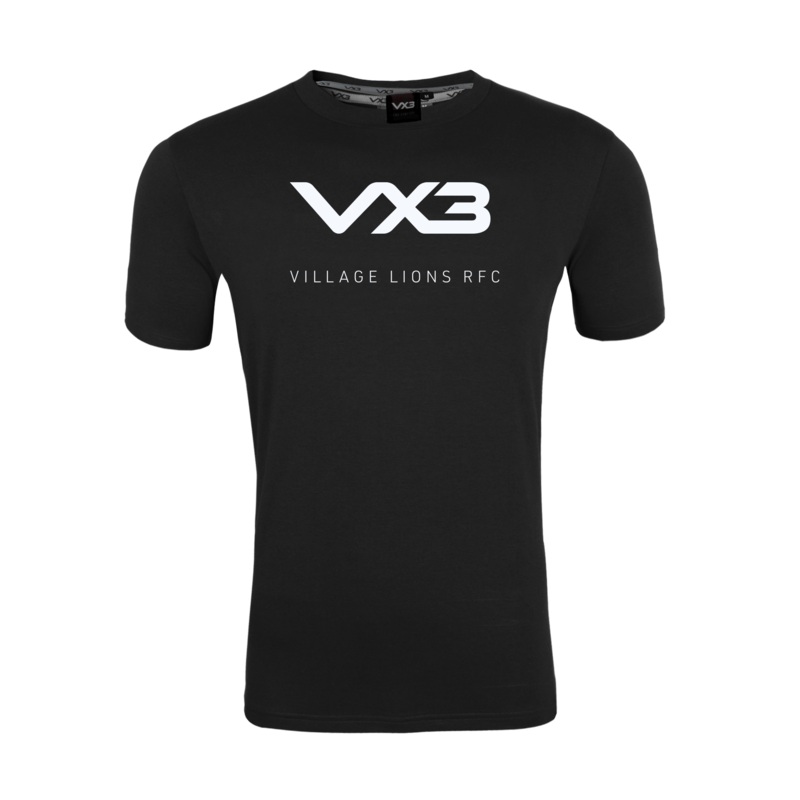 Village Lions RFC Black Invicta Club Tee