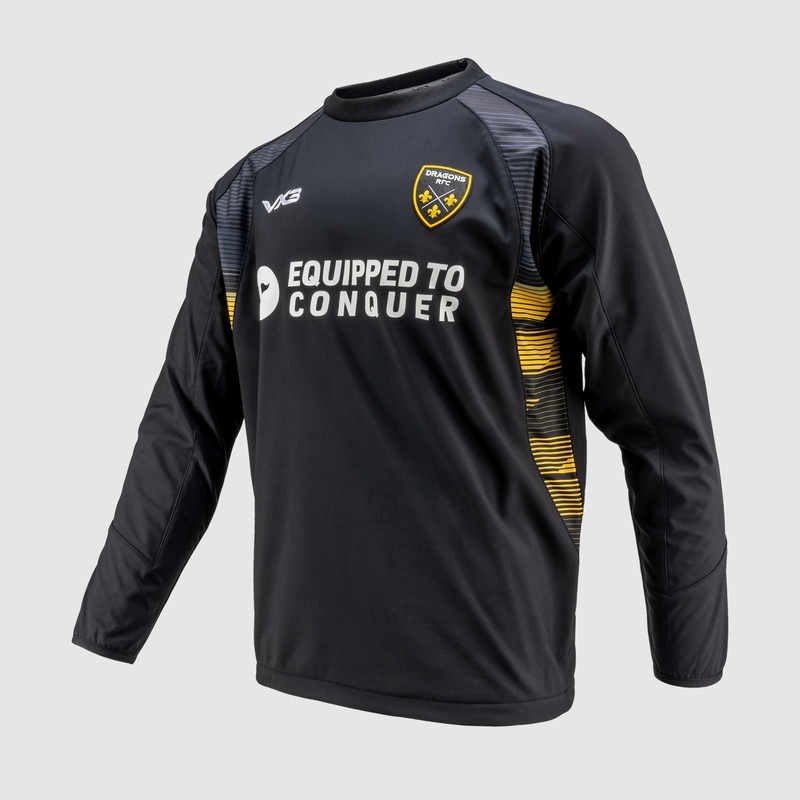 Dragons RFC 24/25 Elite Smock - Black/Amber