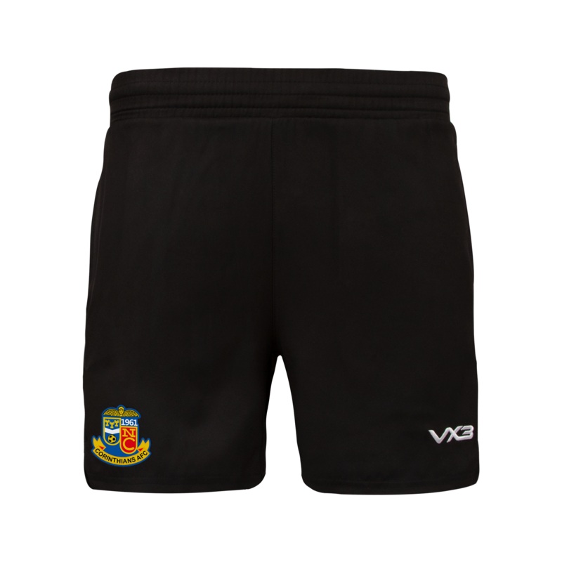 Newport Corinthians FC Ludus Youth Gym Shorts Black