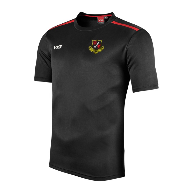 Cardiff Saracens RFC Black Fortis Tee