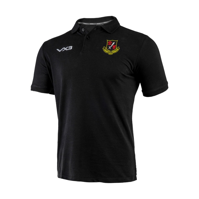 Cardiff Saracens RFC Black Primus Polo Shirt