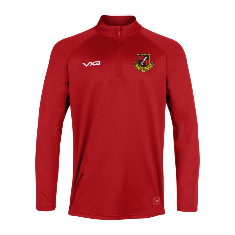 Cardiff Saracens RFC Red Primus Youth Quarter Zip